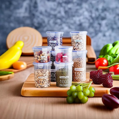 S/M/L/XL Size Transparent Food Storage Containers