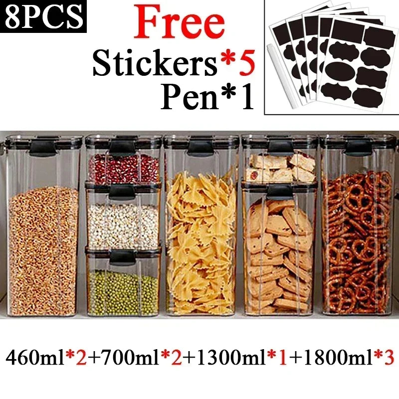 460-1800ml Plastic Food Storage Containers Sold Individually & in Sets High Quality Seals