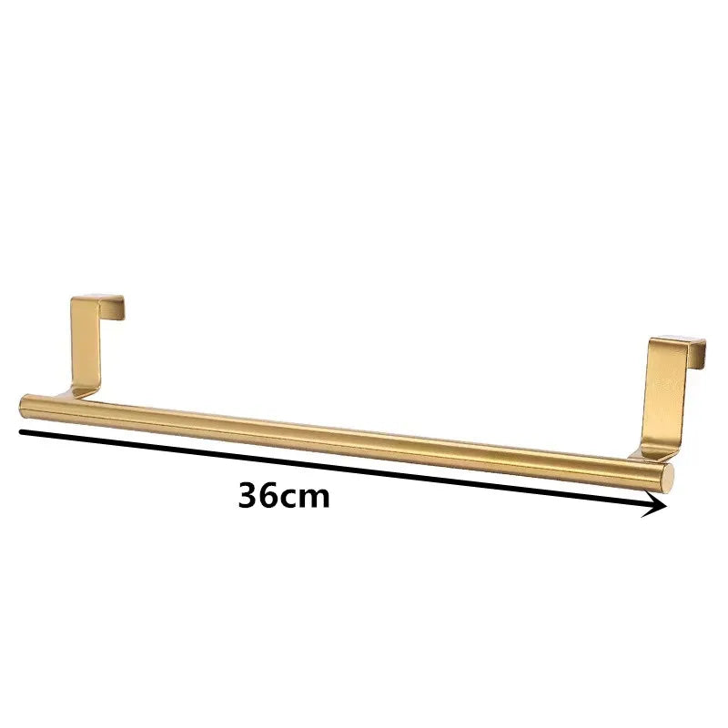 Kitchen Towel Holder Over The Door Towel Rail Hanging Rack
