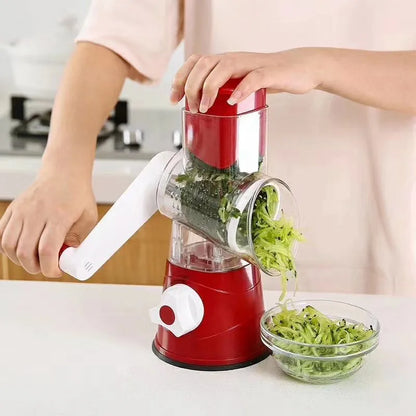 Manual Vegetable Cutter & Shredder Food Processor