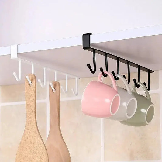 6 Hook Coffee Mug Organizer/Storage Hanger