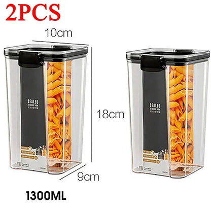 460-1800ml Plastic Food Storage Containers Sold Individually & in Sets High Quality Seals