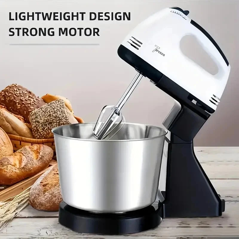 120V/220V Dual Head Electric Whisk & Kneading Machine