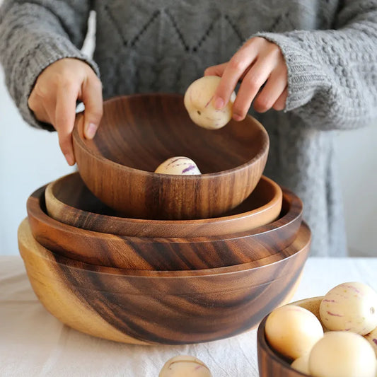 Acacia Wooden Bowls