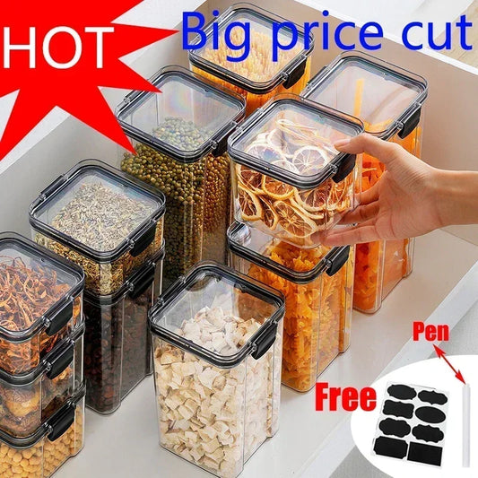 460-1800ml Plastic Food Storage Containers Sold Individually & in Sets High Quality Seals