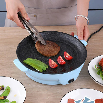 220V Multifunction Electric Non-Stick Frying Pan 600W