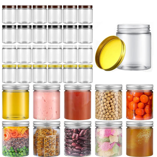 Round Sealed Transparent Jars