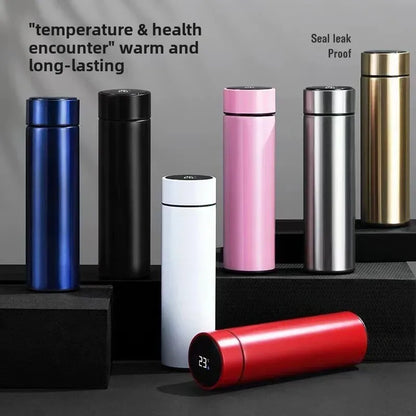 500ml Smart Water Bottle (Touch/LED Temperature Display/Vacuum Thermos)
