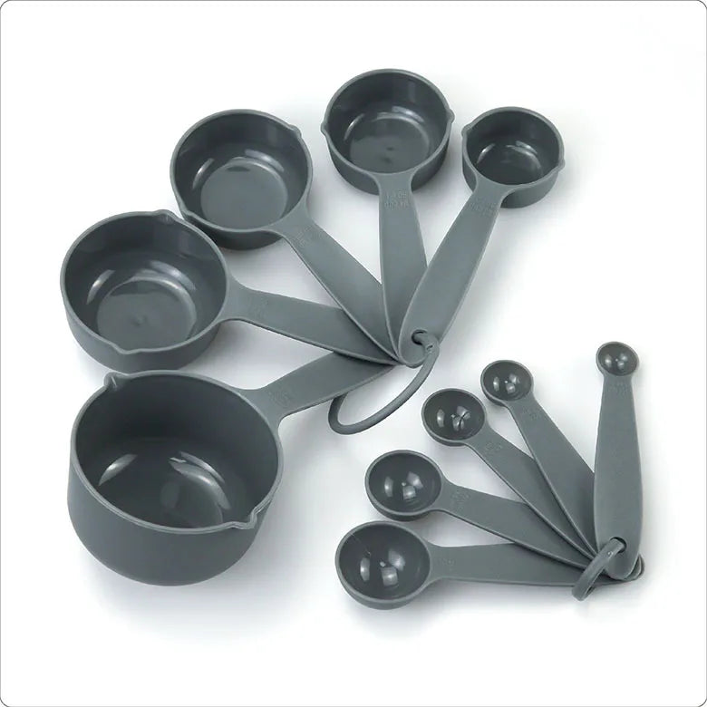 10Pcs/Set Plastic Food-Safe Measuring Spoons