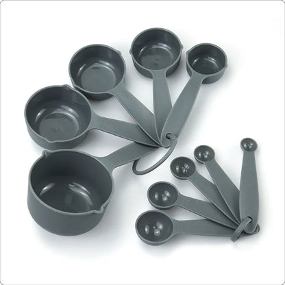10Pcs/Set Plastic Food-Safe Measuring Spoons