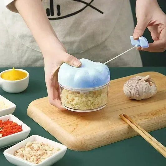 Manual Garlic Puller Cutter Food Processor Chopper