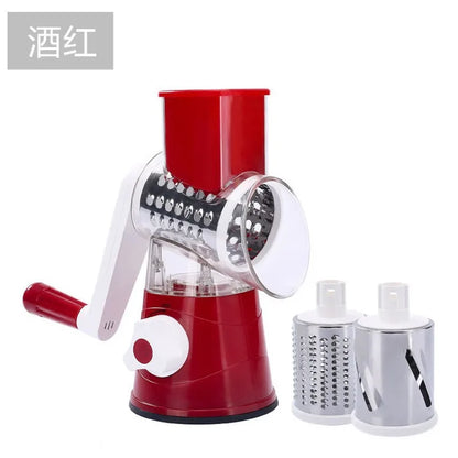 Manual Vegetable Cutter & Shredder Food Processor