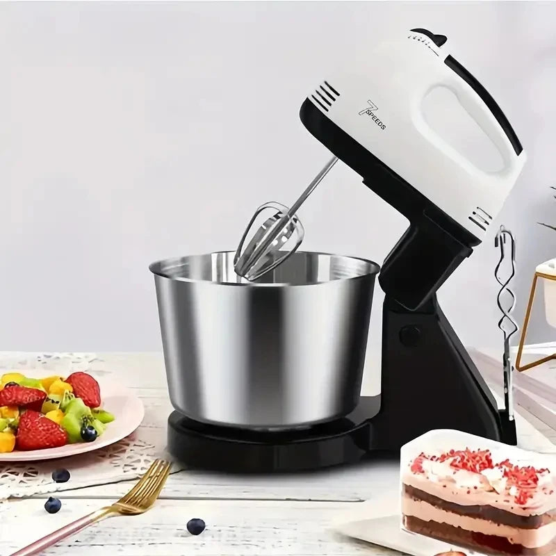 120V/220V Dual Head Electric Whisk & Kneading Machine