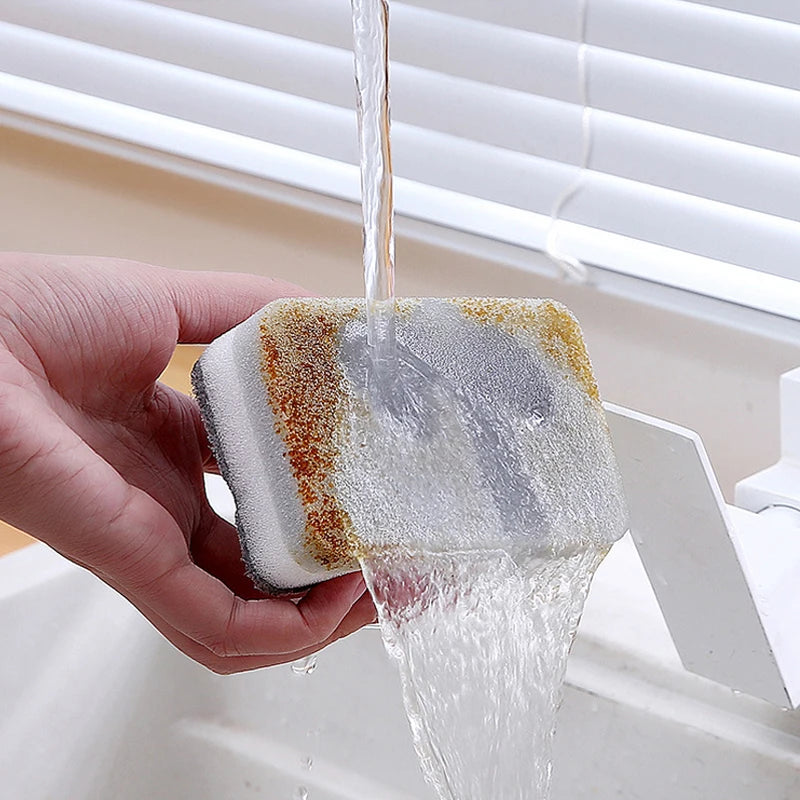 5pcs Double-sided Sponge & Scouring pad