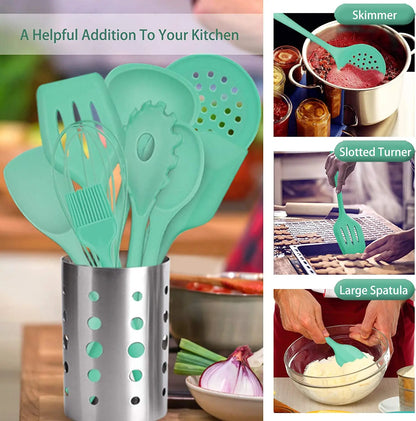 Silicone Cookware Utensils Kitchen Cooking Tools