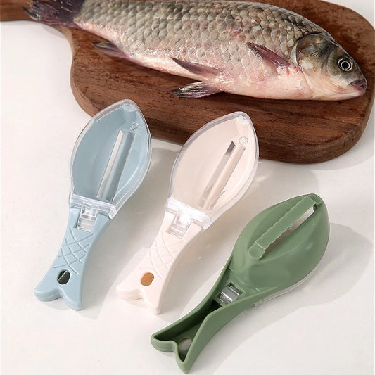 Fish Scaling Brush Scraper Grater Scale Catcher
