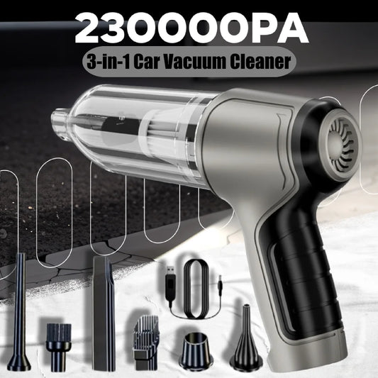 Wireless Rechargeable Mini Handheld High Power Vacuum Cleaner For Car & Home