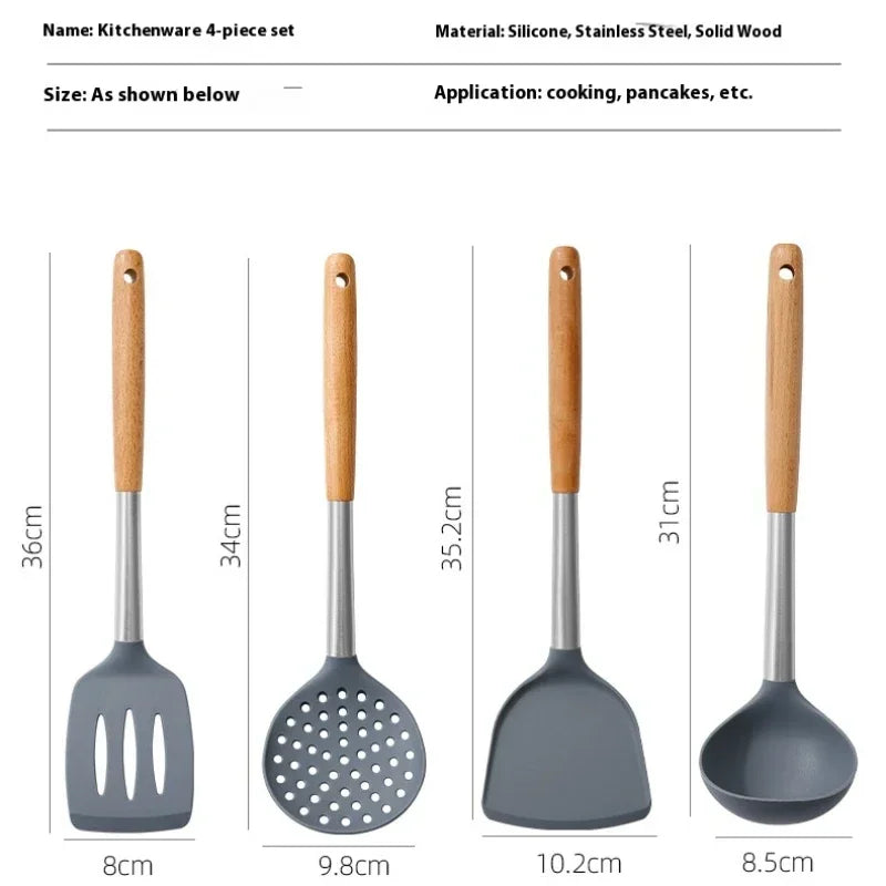 Silicone Kitchen Utensil Set