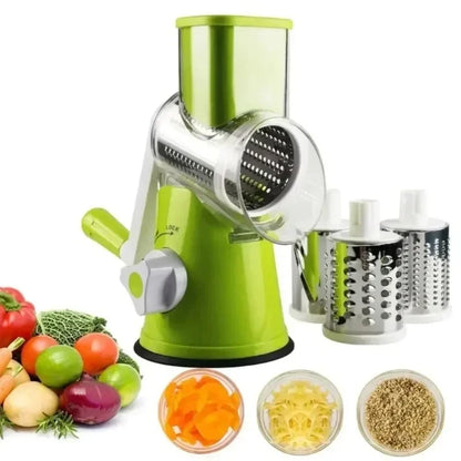 Manual Vegetable Cutter & Shredder Food Processor
