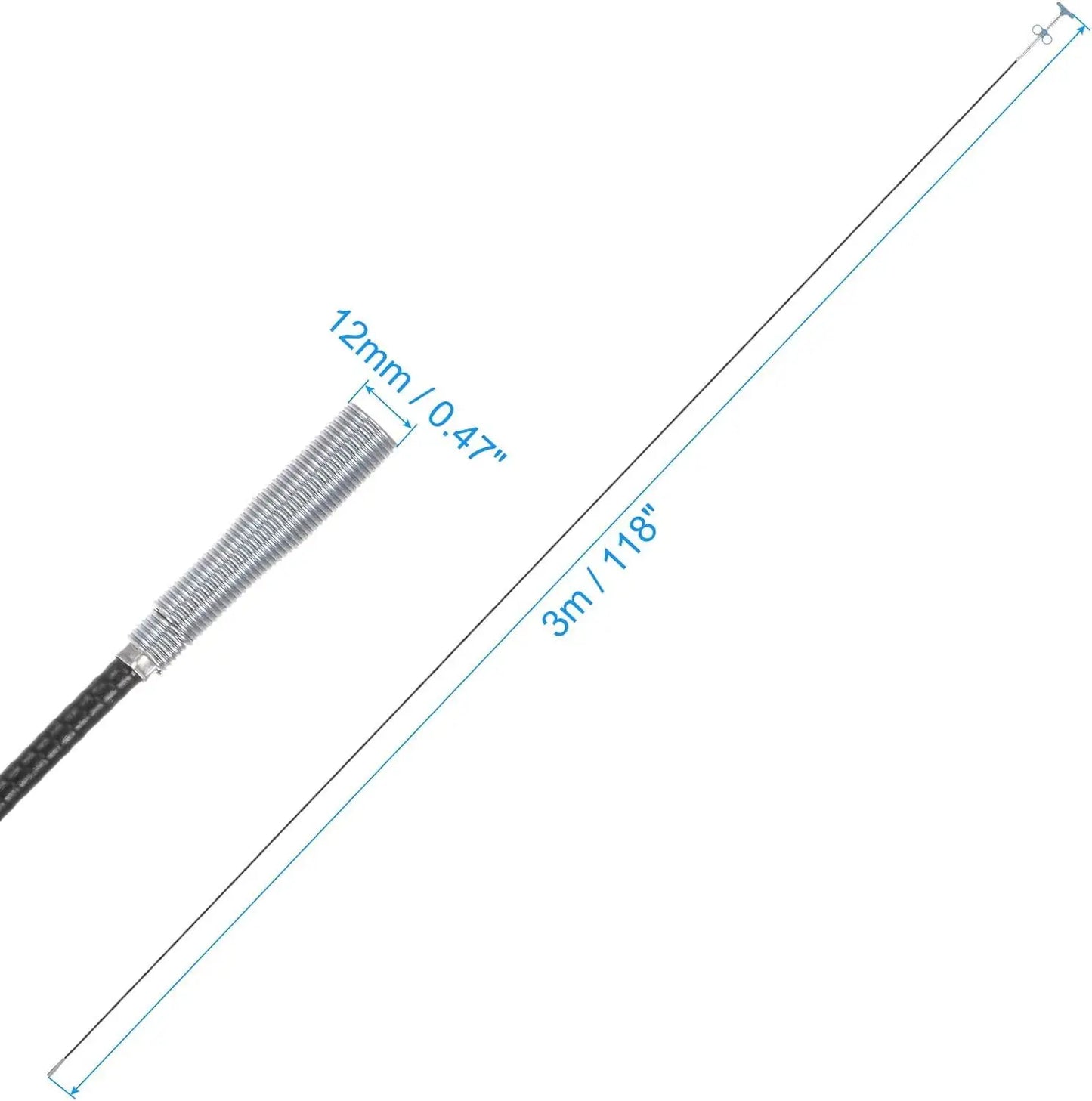 60/90/160/200/300cm Drain & Pipe Unblocking Tool