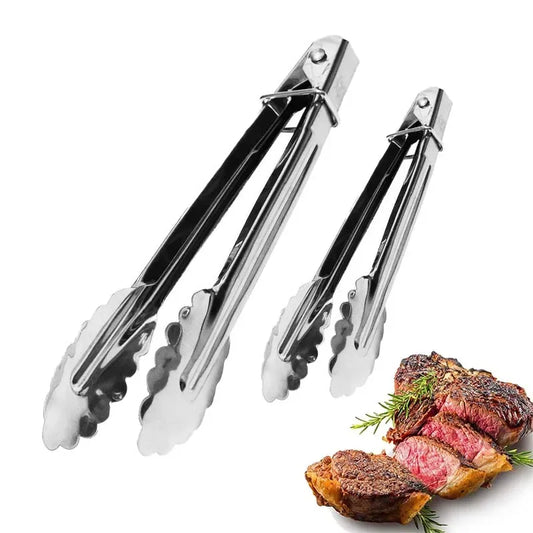 7/9/12" Stainless Steel BBQ Tongs
