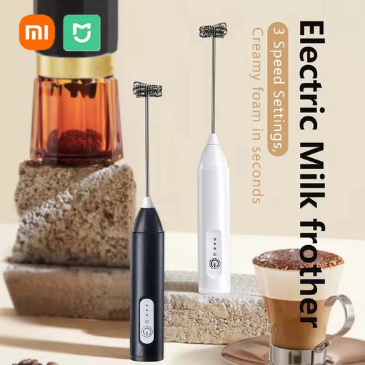 Electric Handheld USB Rechargeable Whisk Egg Beater/Milk Frother