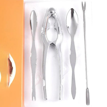4Pcs/Set Stainless Steel Crab/Seafood Tools