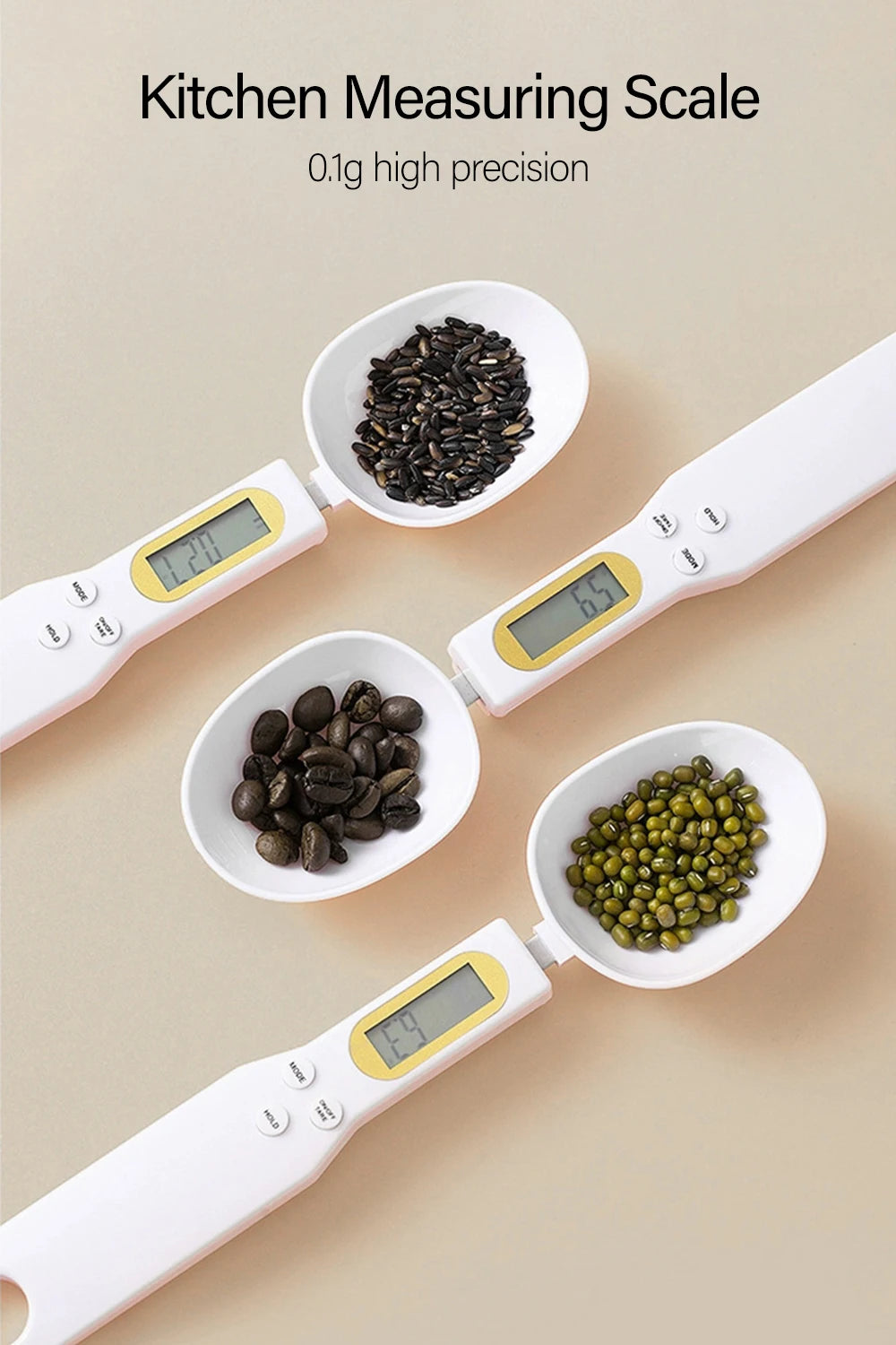Electronic Spoon Scale Digital Measuring Spoon 0.1-500g