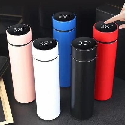 500ml Smart Water Bottle (Touch/LED Temperature Display/Vacuum Thermos)