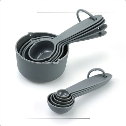 10Pcs/Set Plastic Food-Safe Measuring Spoons