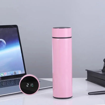 500ml Smart Water Bottle (Touch/LED Temperature Display/Vacuum Thermos)