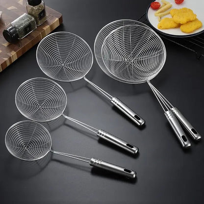 Long Handle Stainless Steel Skimmer Various Sizes