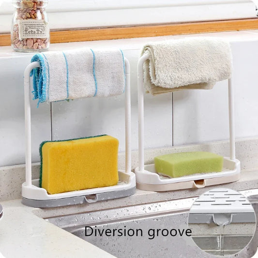 Handy Cloth, Towel & Sponge Drainage Rack/Holder